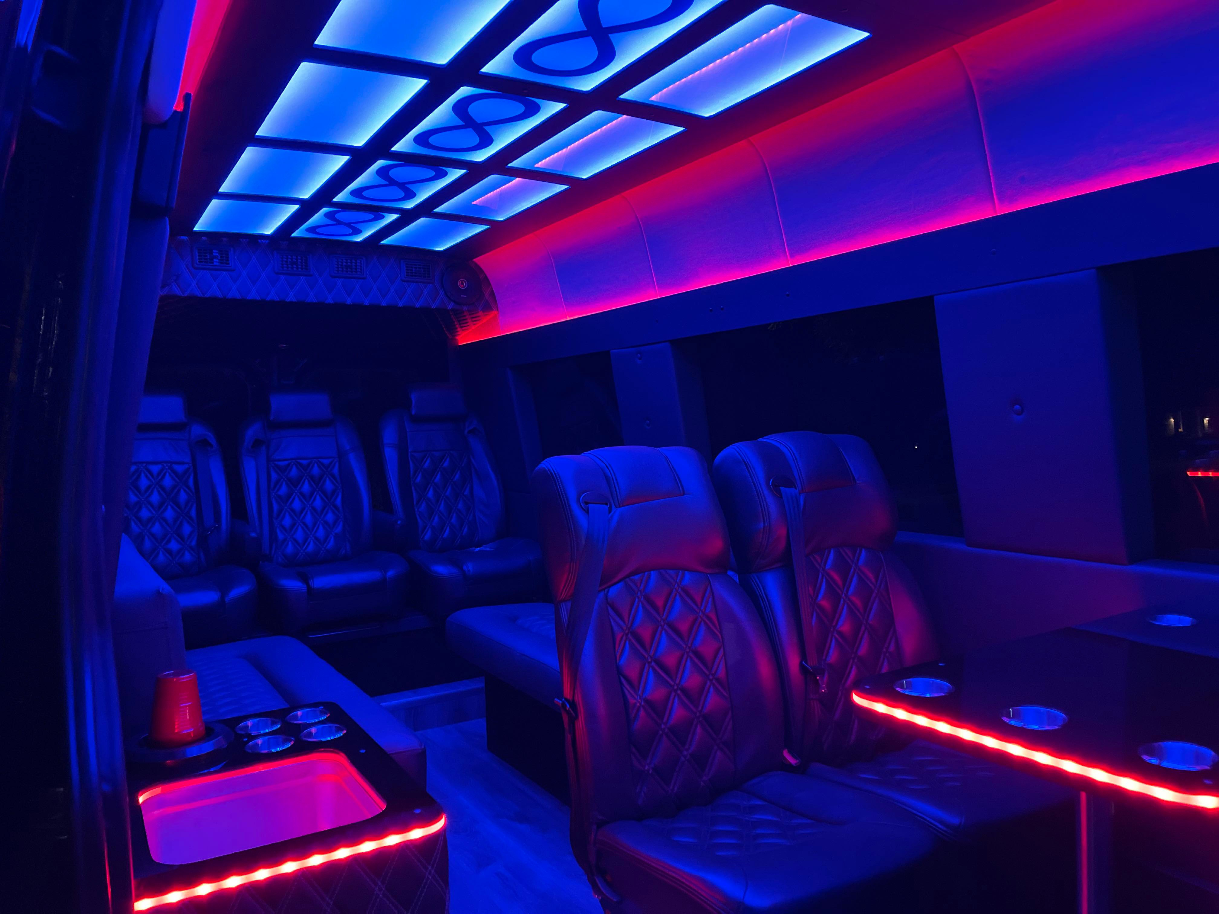 Sbm limo services Party bus